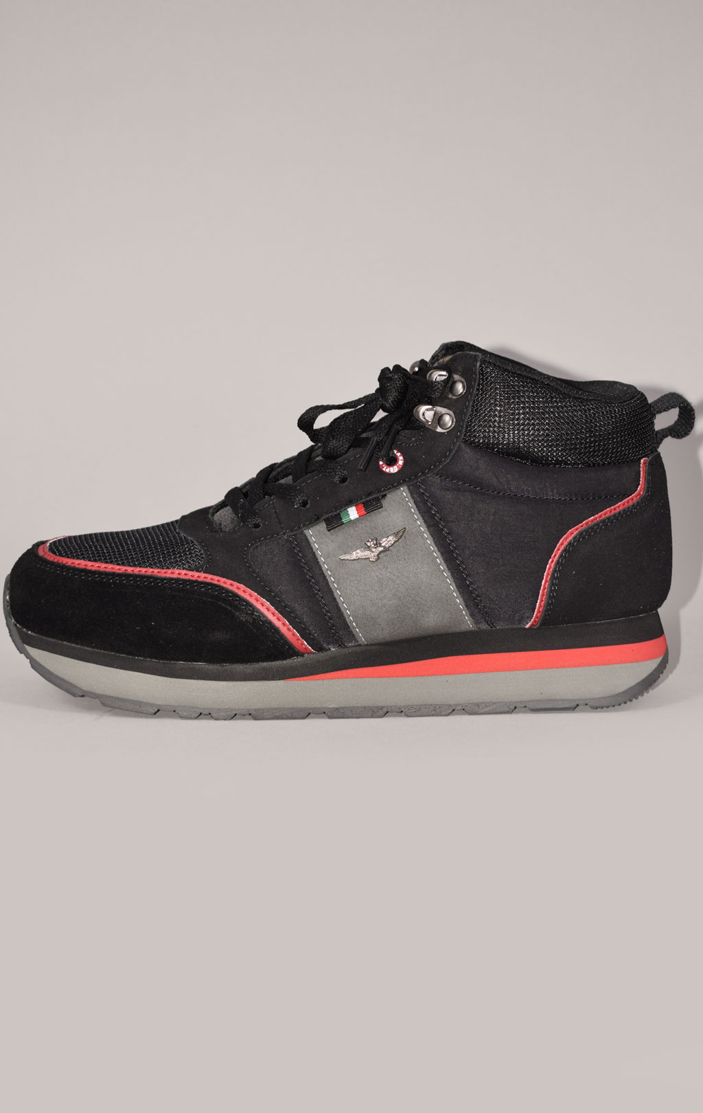 Кроссовки высокие AERONAUTICA MILITARE FW 22/23 m/CN jet black (SC 230) 