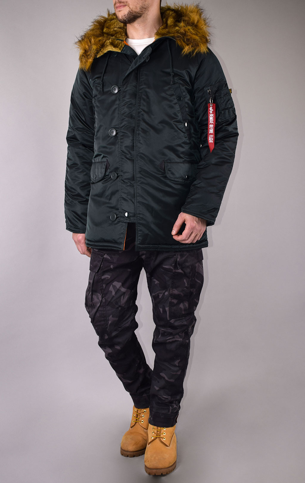 Аляска ALPHA INDUSTRIES VF 59 N-3B dark petrol 