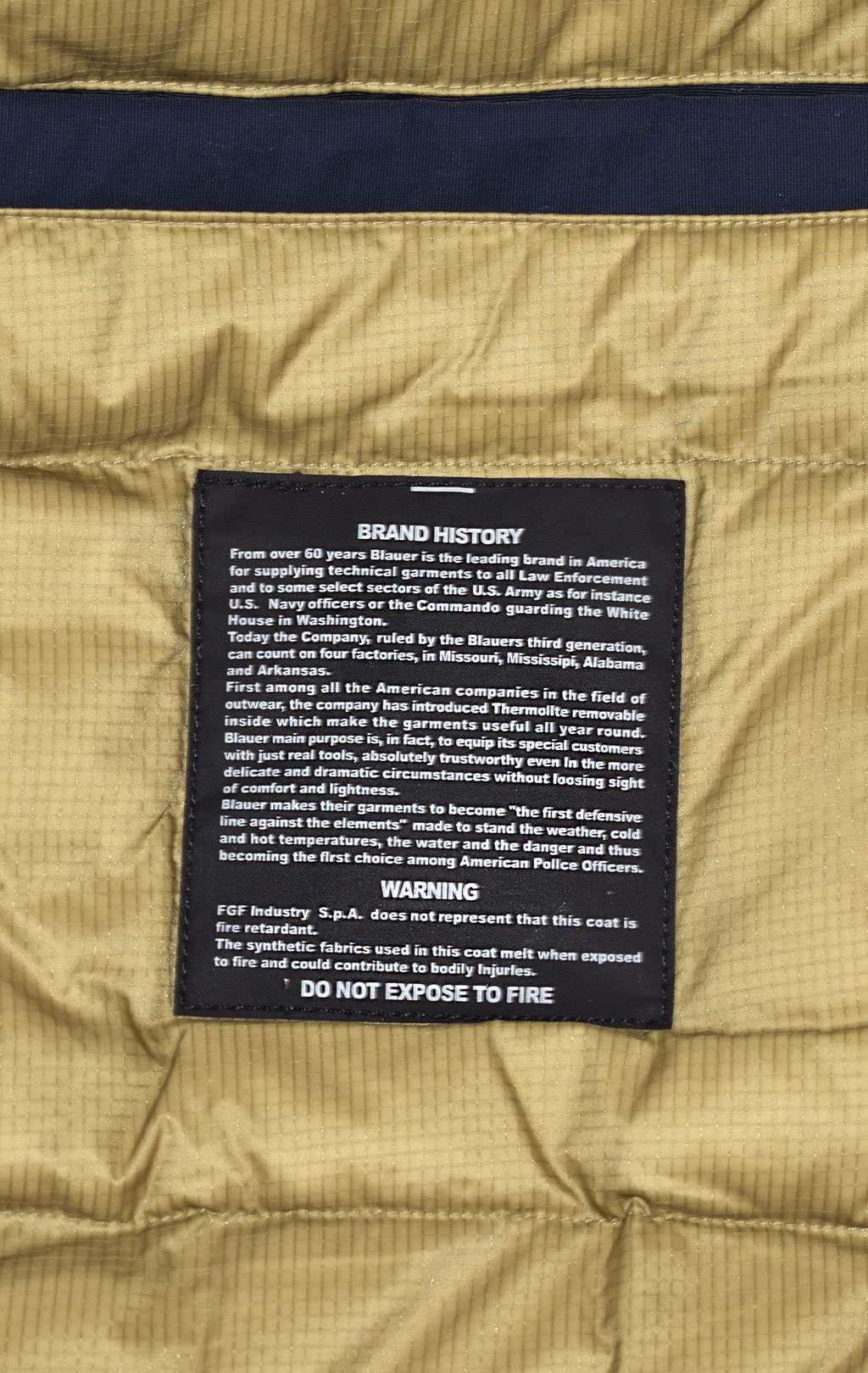 Куртка-аляска пуховая BLAUER RAINCOAT LONG FW 19/20 натур. мех dark blue (005565) 