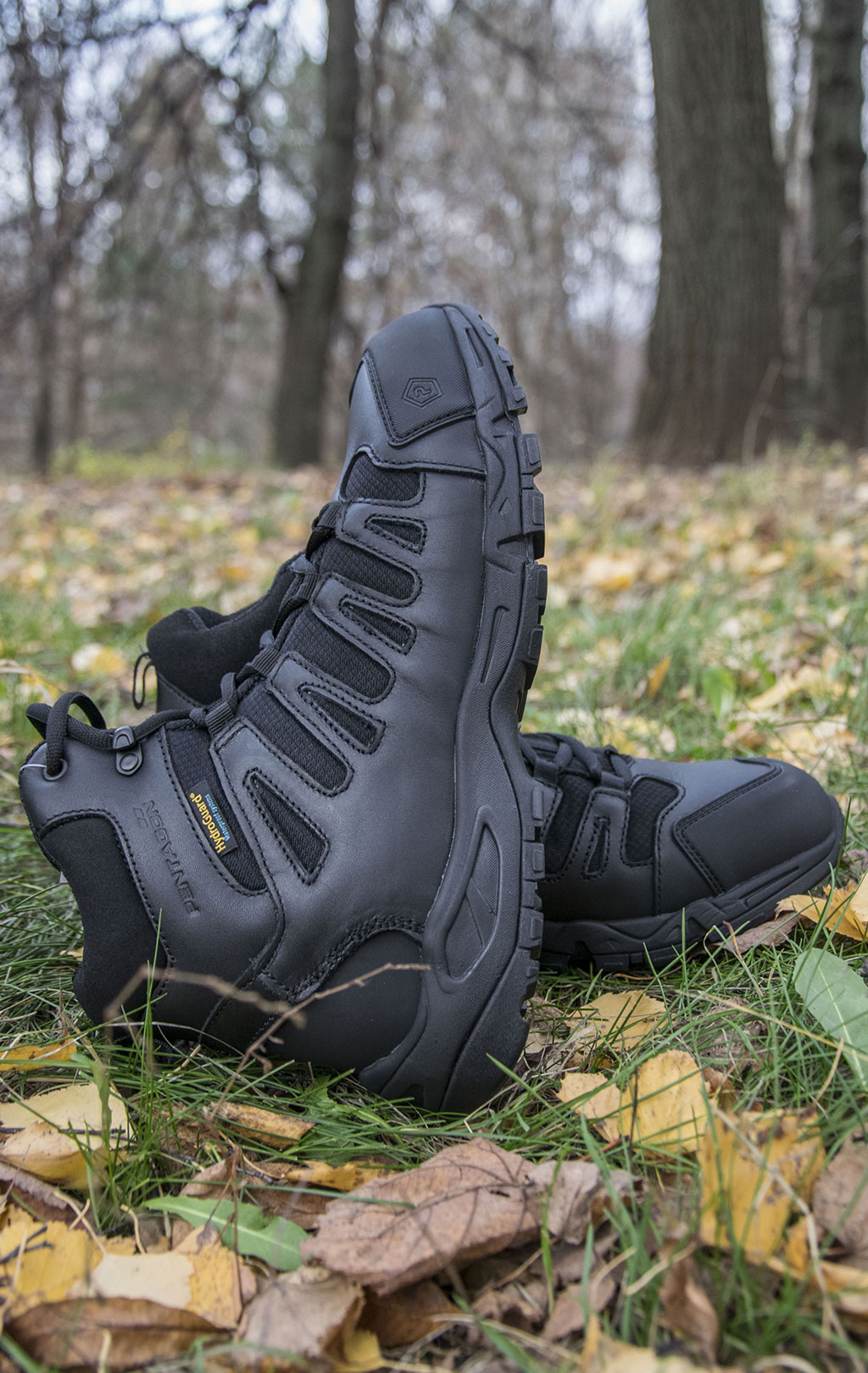 Ботинки тактические Pentagon HydroGuard ACHILLES TACTICAL кожа/нейлон black 15030 