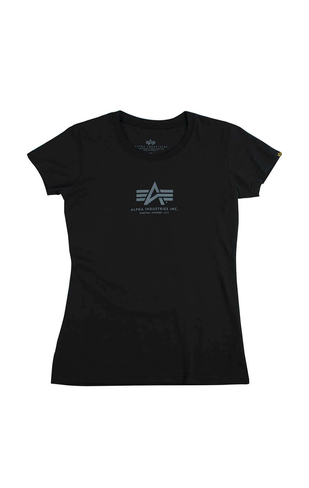 Женская футболка ALPHA INDUSTRIES BASIC T black 