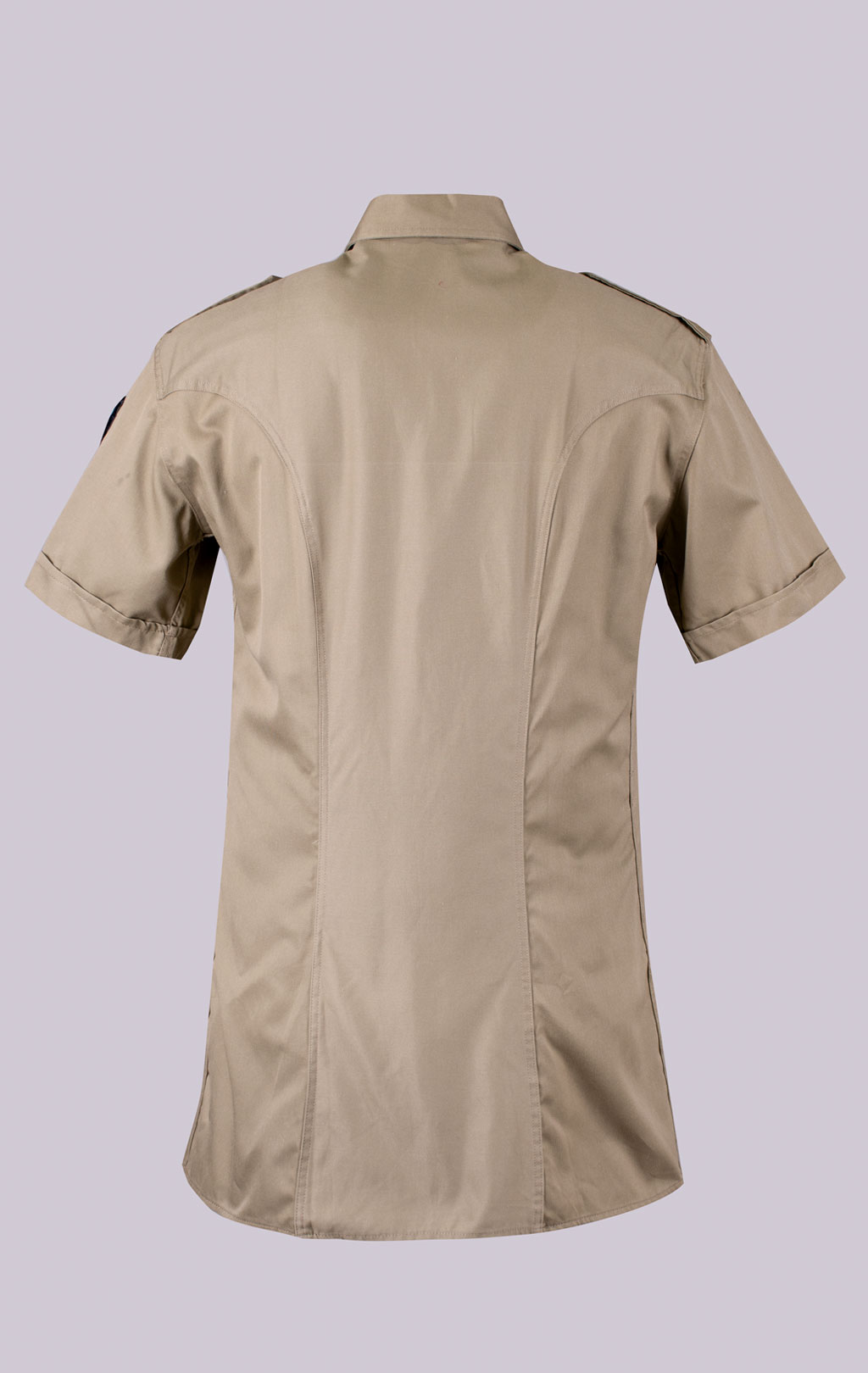 Рубашка армейская хлопок короткий рукав khaki б/у Италия
