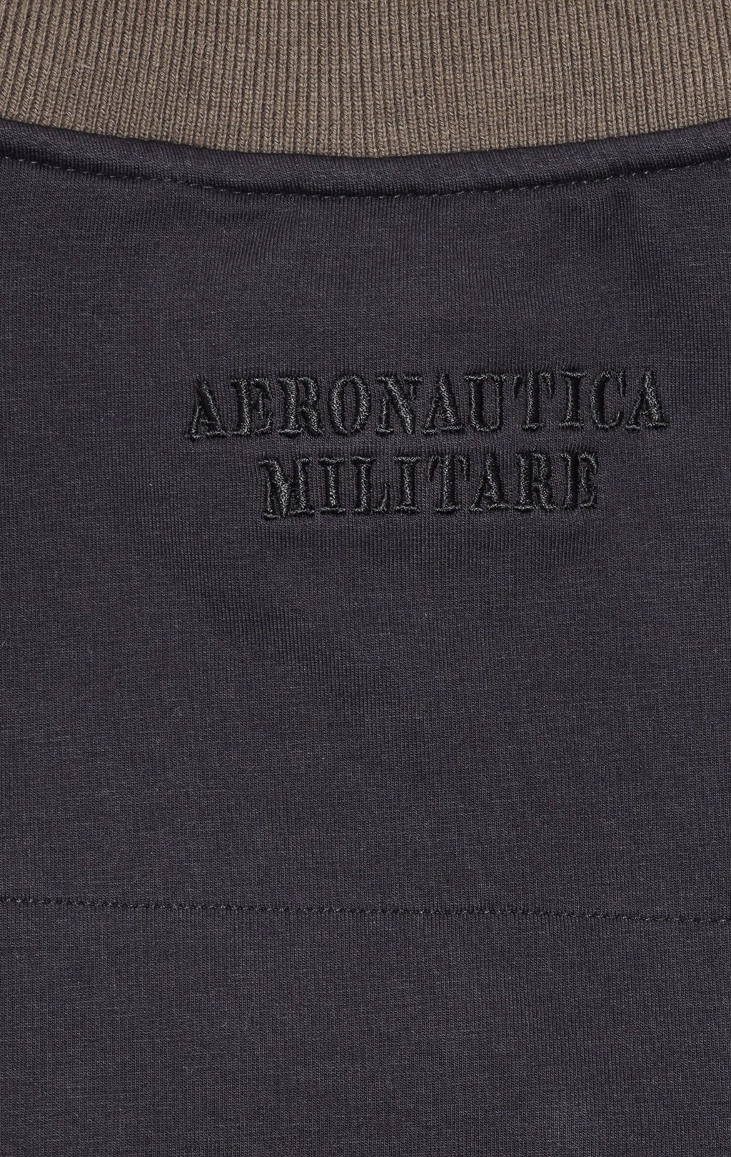 Толстовка с капюшоном AERONAUTICA MILITARE FW 20/21/TR black/verde scuro (FE 1523) 