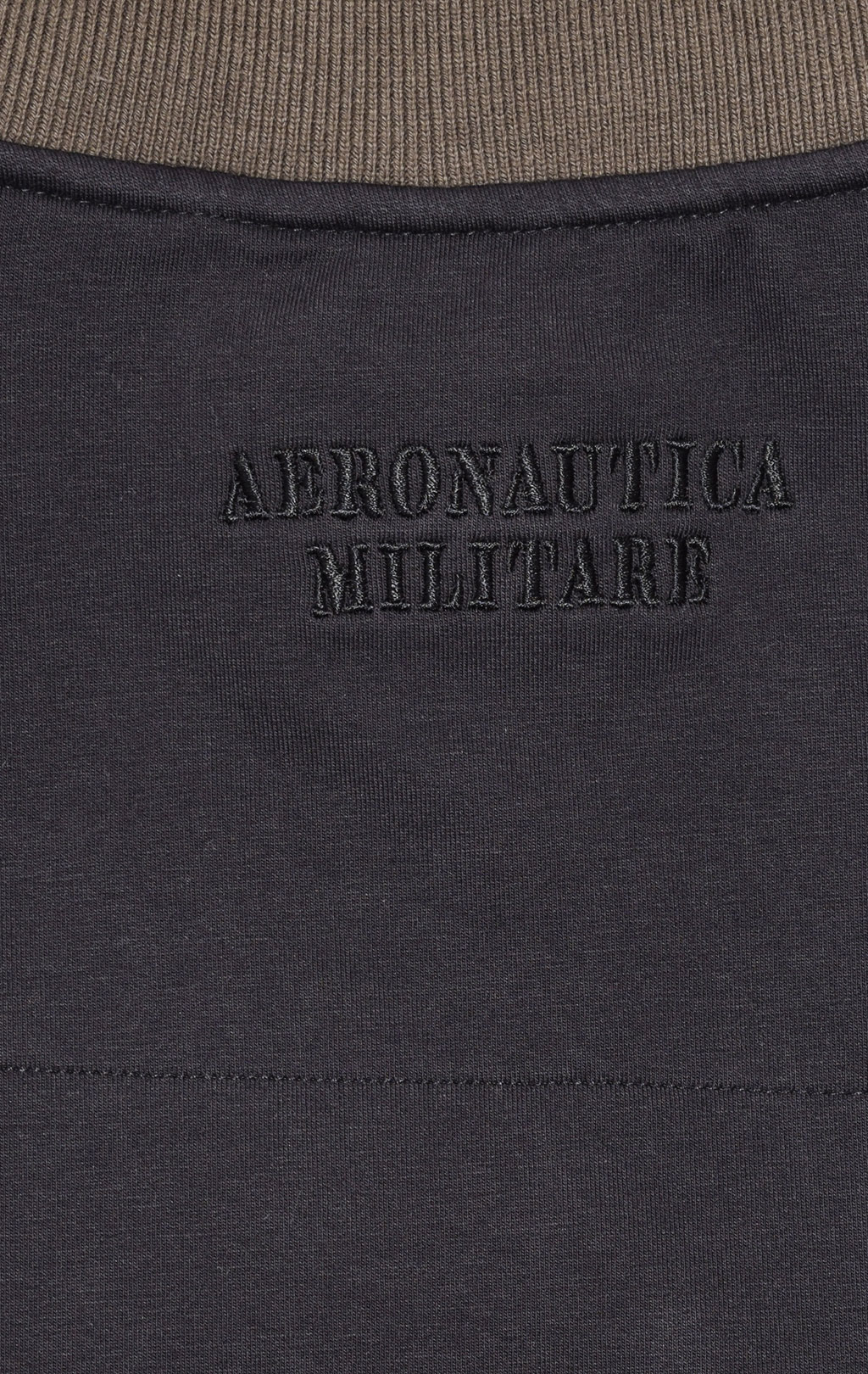 Толстовка с капюшоном AERONAUTICA MILITARE FW 20/21/TR black/verde scuro (FE 1523) 