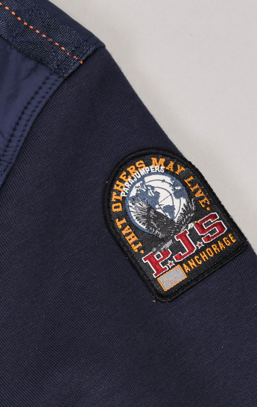 Толстовка комбинированная PARAJUMPERS ELLIOT FW 21/22 navy 