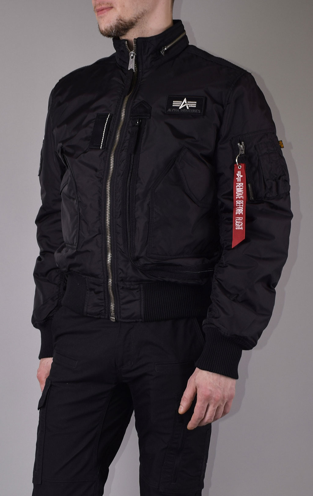 Куртка ALPHA INDUSTRIES ENGINE black 