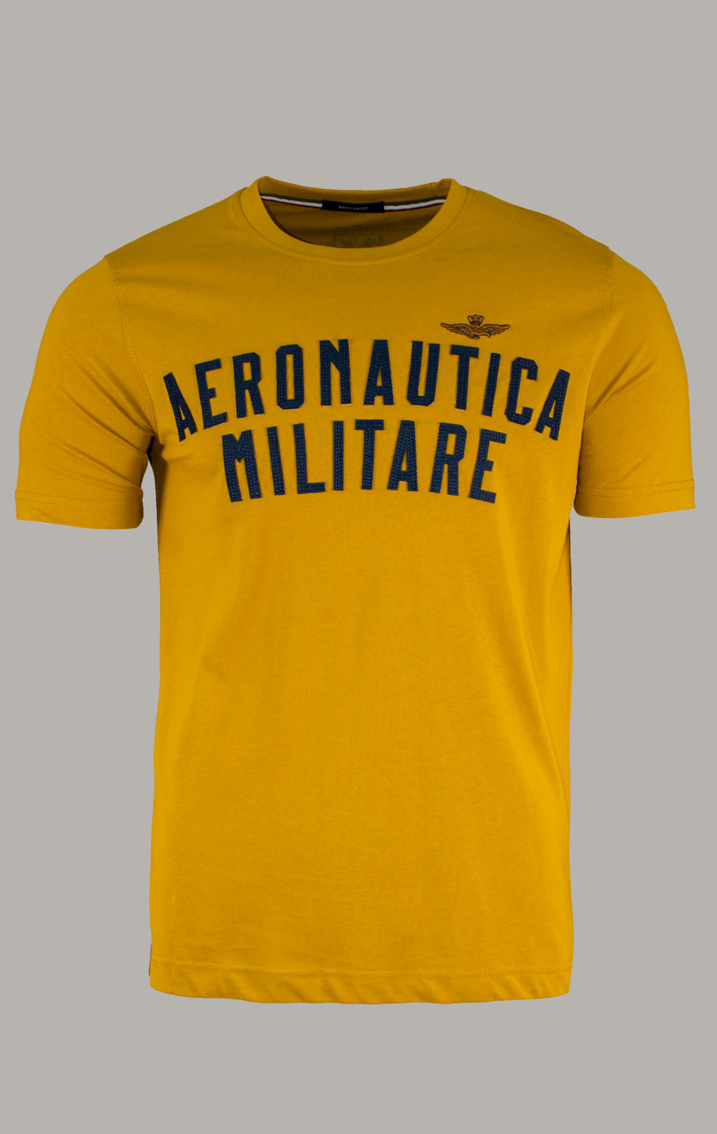 Футболка AERONAUTICA MILITARE FW 25/26/BD gold flake yellow (TS 2478) 