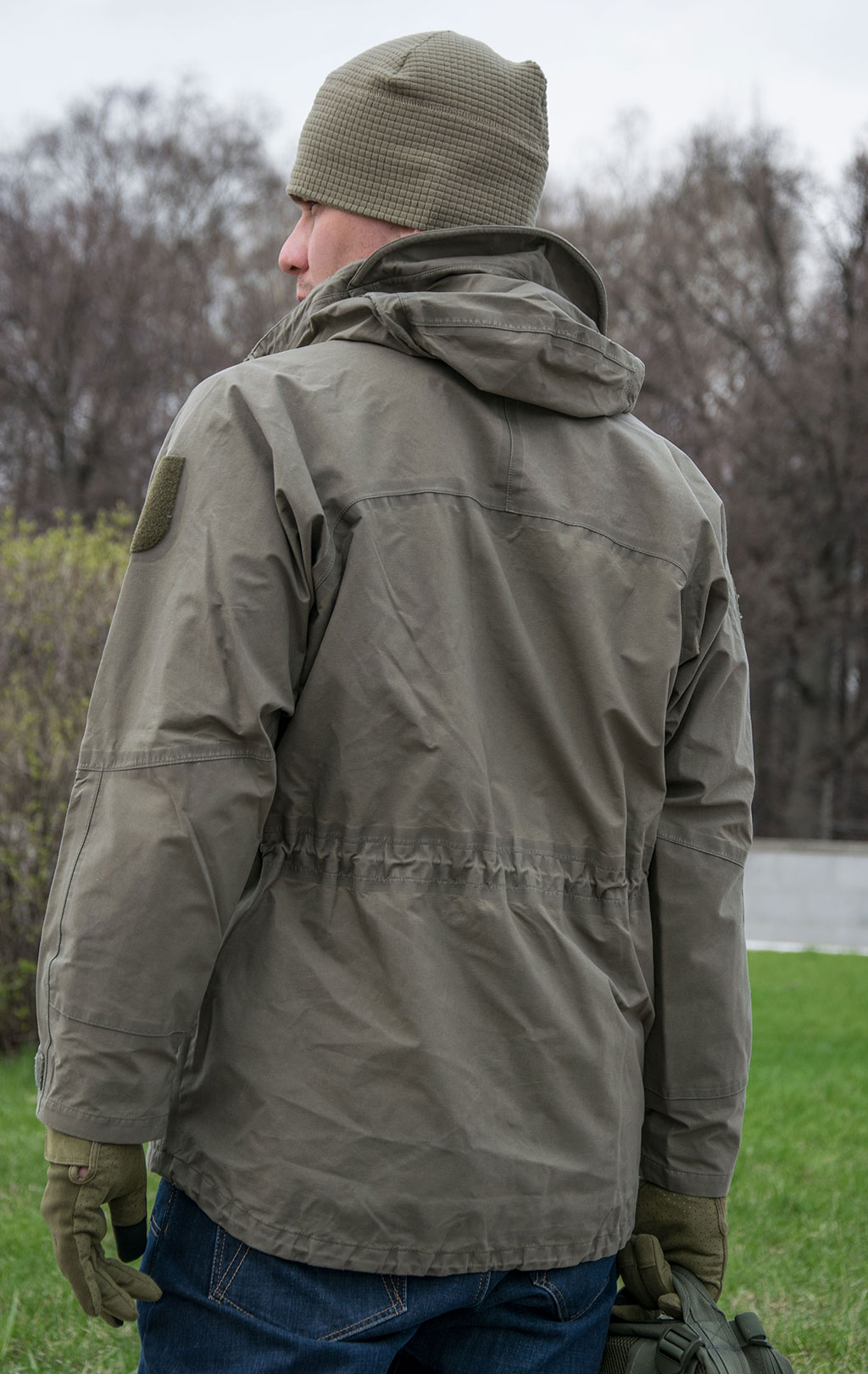 Куртка непромокаемая Gore-Tex Gore-Tex с капюшоном olive б/у Австрия