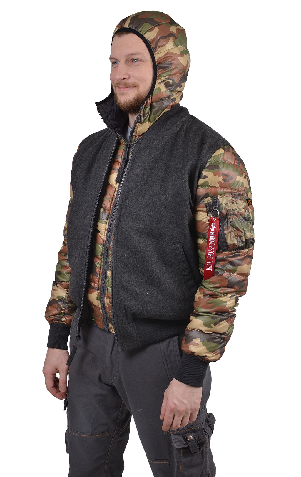 Куртка ALPHA INDUSTRIES EXPEDITION camo woodland 