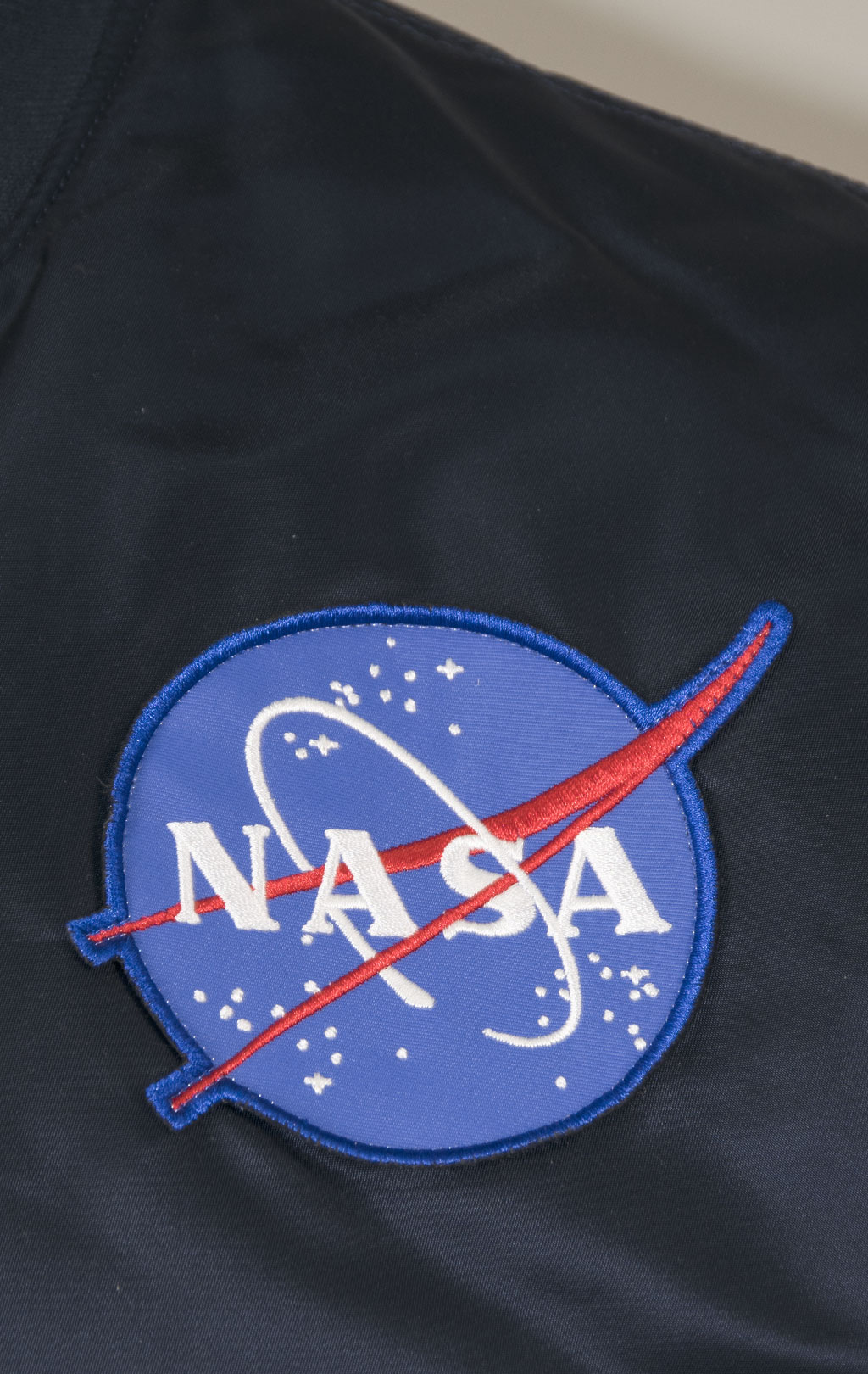 Бомбер ALPHA INDUSTRIES NASA big size MA-1 original fit rep. blue 