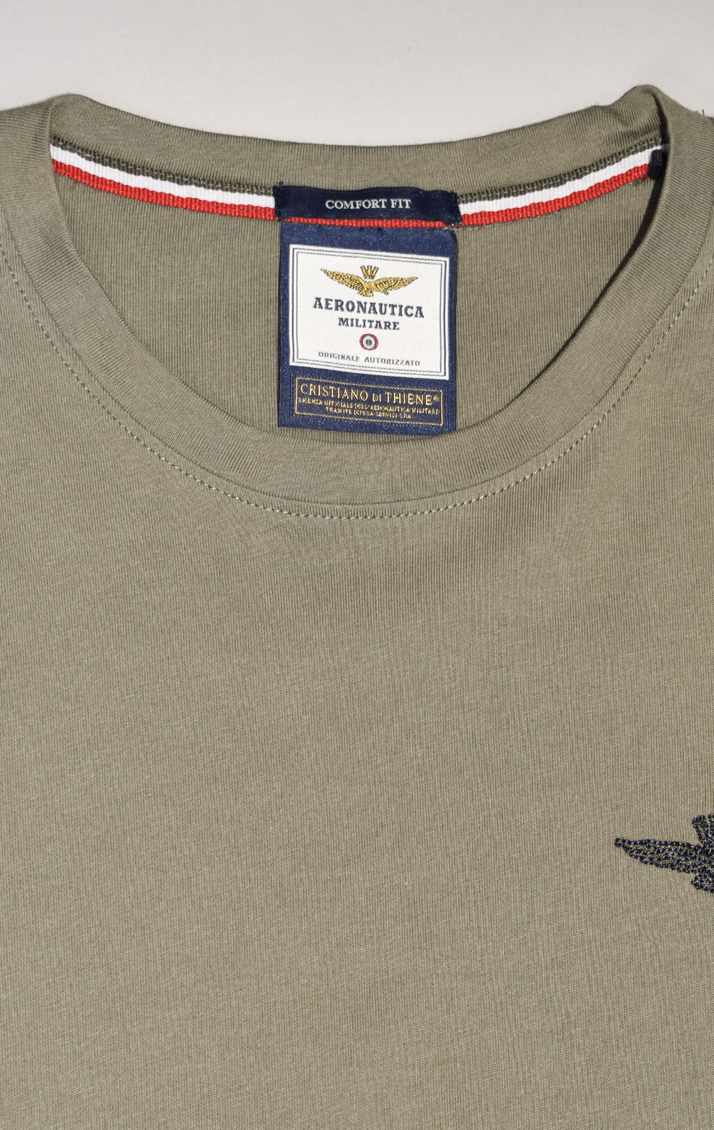 Футболка AERONAUTICA MILITARE big size SS 23/BD verde (TS 2065) 