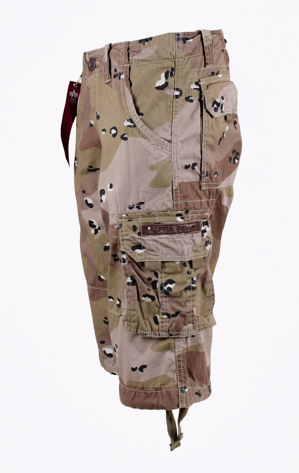 Шорты карго ALPHA INDUSTRIES JET chocolate chip 