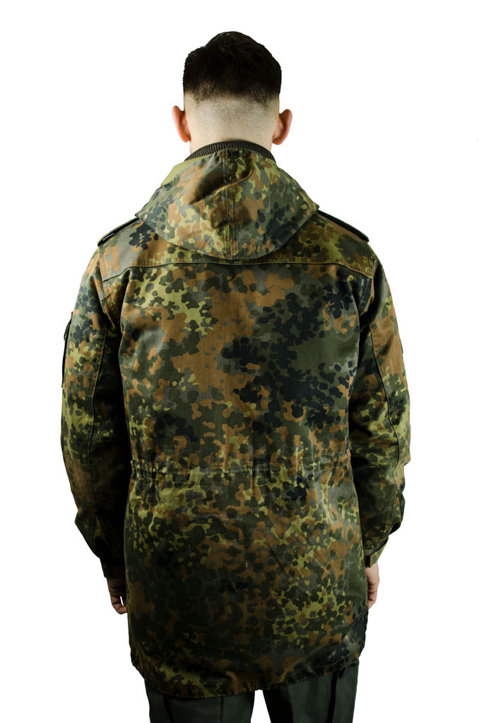 Парка с подстёжкой flecktarn б/у Германия