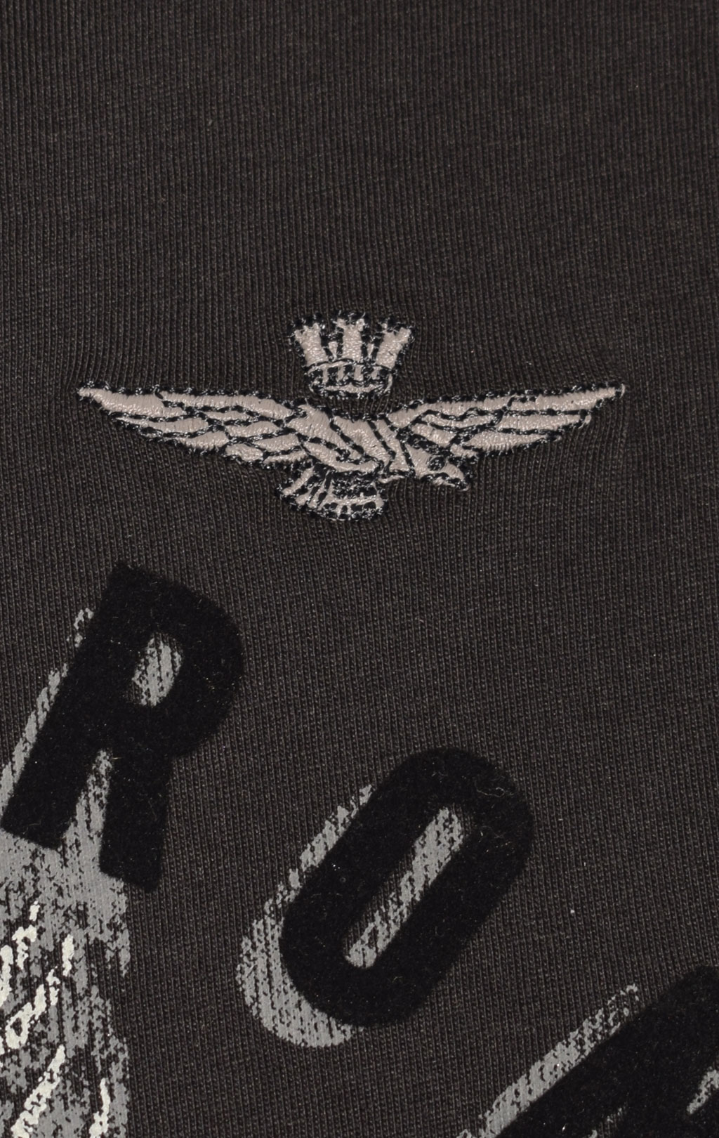 Лонгслив AERONAUTICA MILITARE FW 23/24/BD jet black (TS 2139)