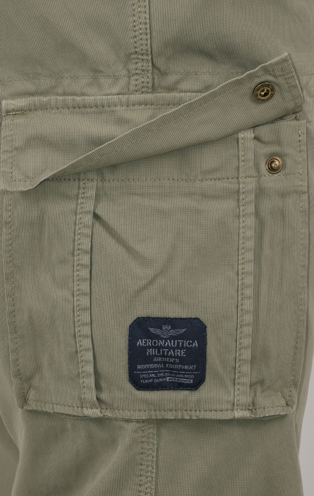 Брюки-карго AERONAUTICA MILITARE big size SS 25 m/AL green (PA 1329) 