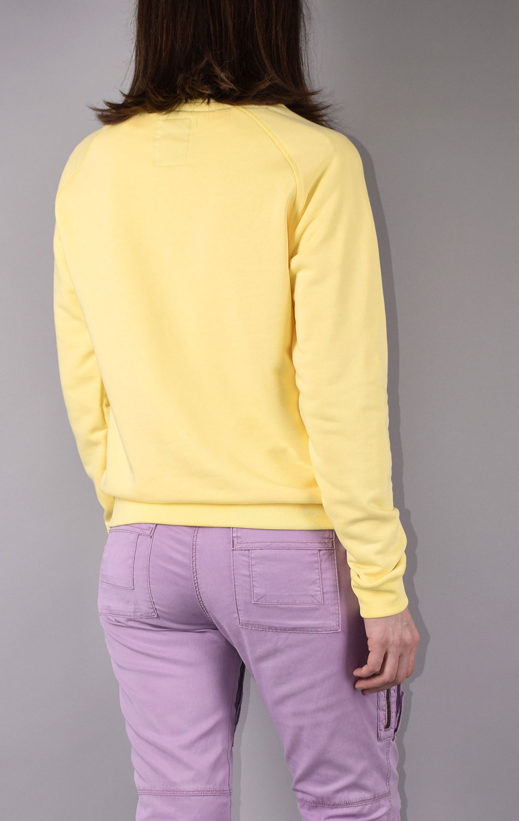 Женский свитшот ALPHA INDUSTRIES NEW BASIC SWEATER pastel yellow 