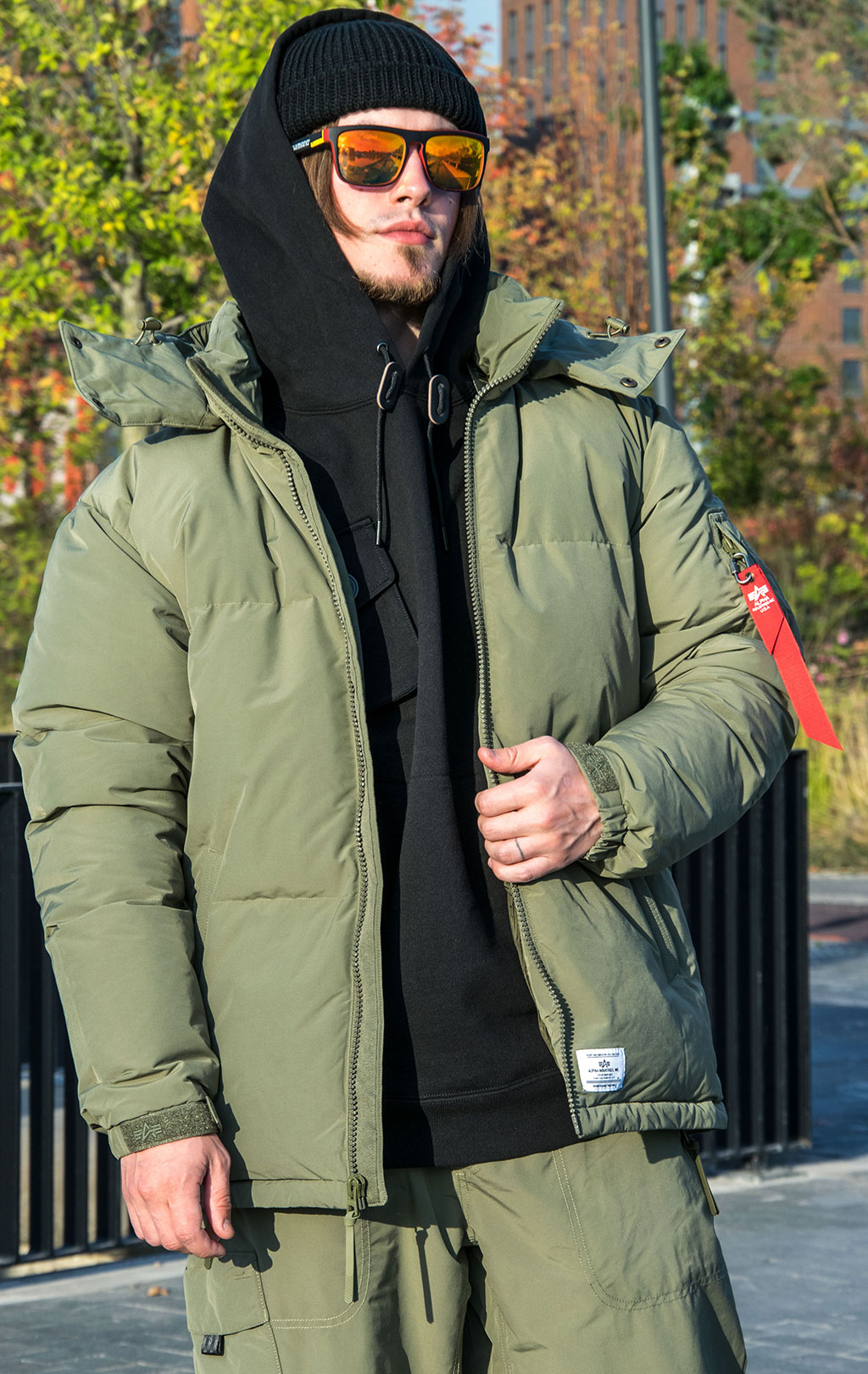 Куртка ALPHA INDUSTRIES PUFFER PARKA FW 23/24 m OG-107 green 