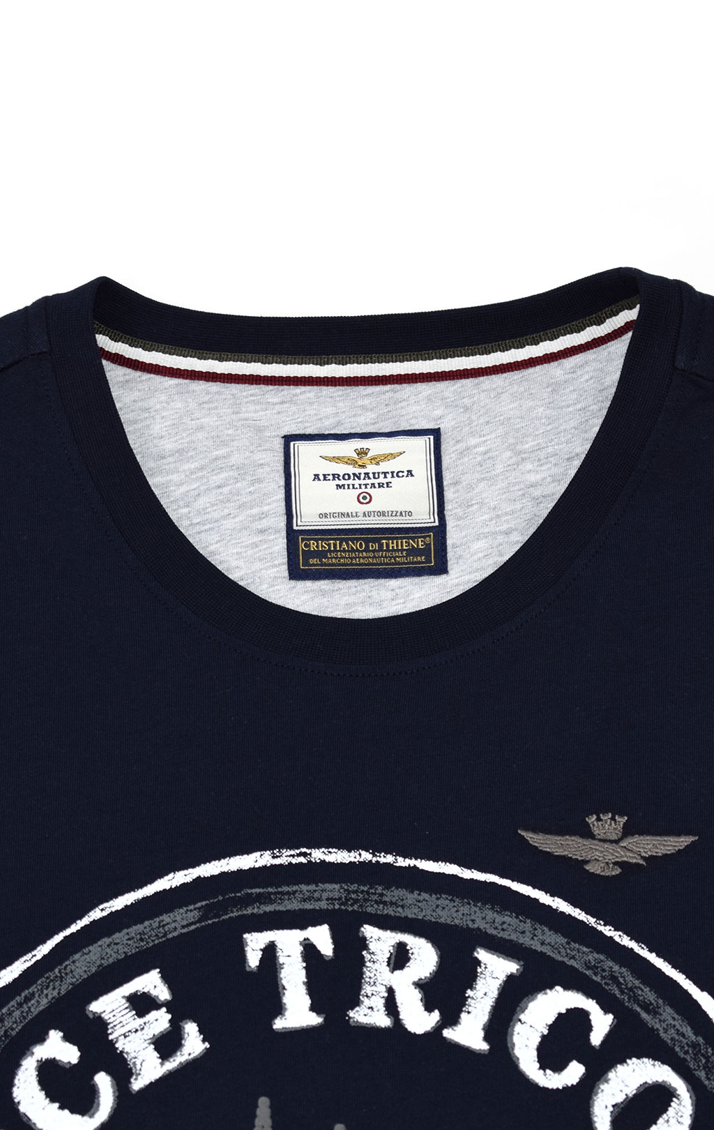 Футболка AERONAUTICA MILITARE SS 21/TR blue black (TS 1856) 