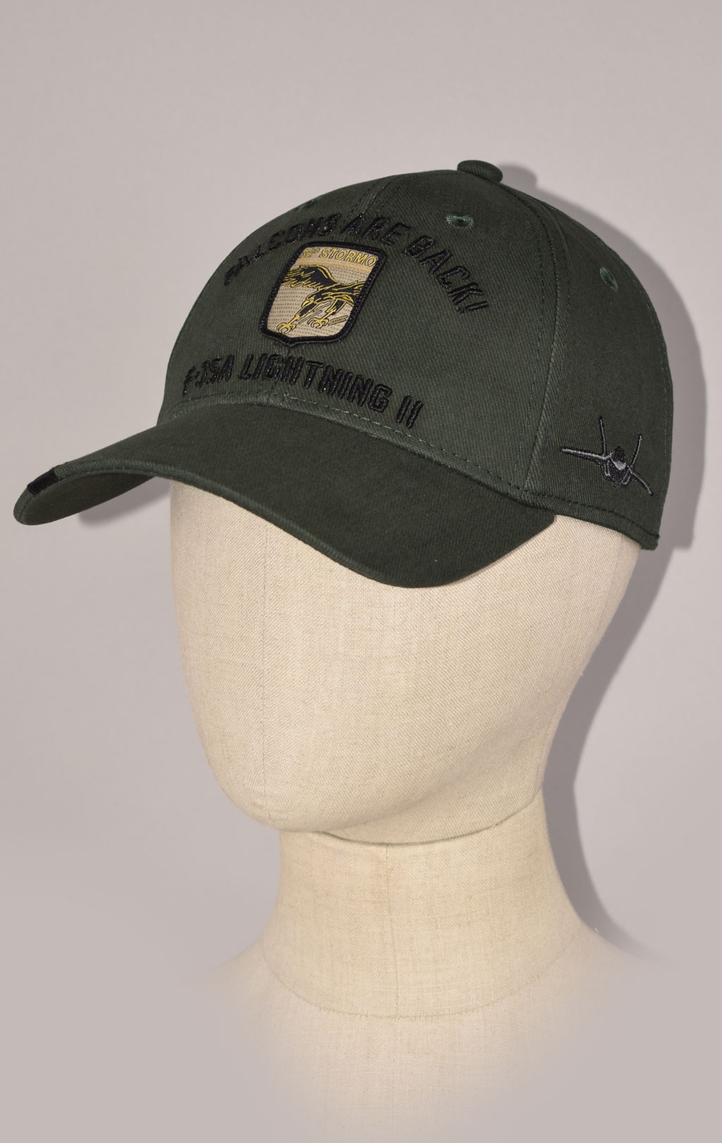 Бейсболка AERONAUTICA MILITARE FW 22/23/CN verde bandeira (HA 1121)