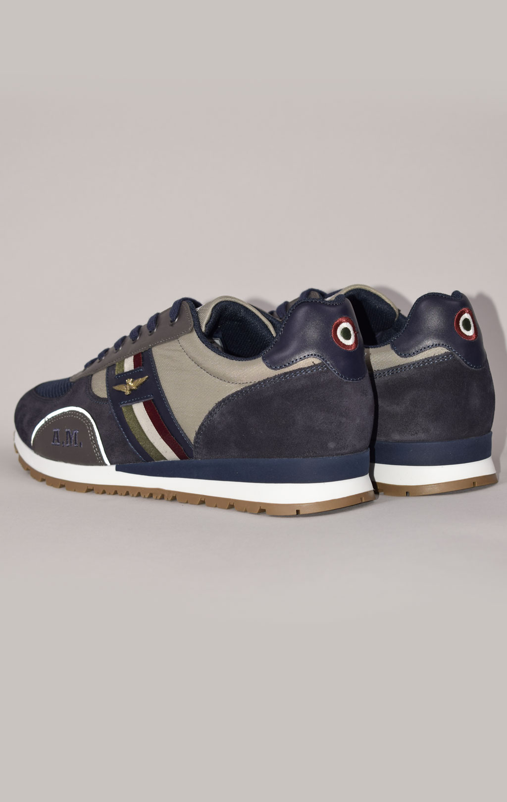 Кроссовки AERONAUTICA MILITARE FW 22/23 m/PT blue scuro/grigio medio (SC 190) 