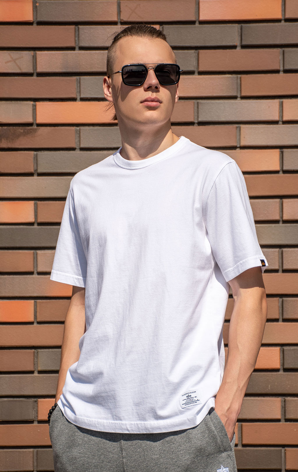 Футболка ALPHA INDUSTRIES ESSENTIAL GEN II TEE плотная FW 24/25 white 