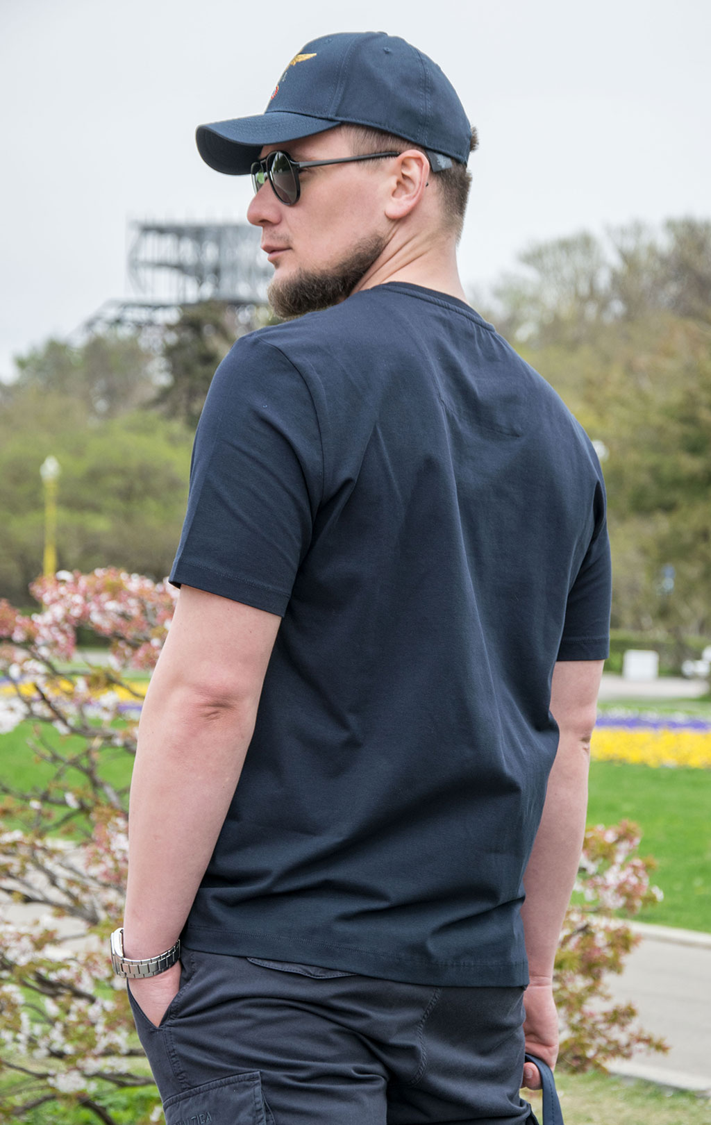 Футболка AERONAUTICA MILITARE SS 22/TR dark navy (TS 1933)