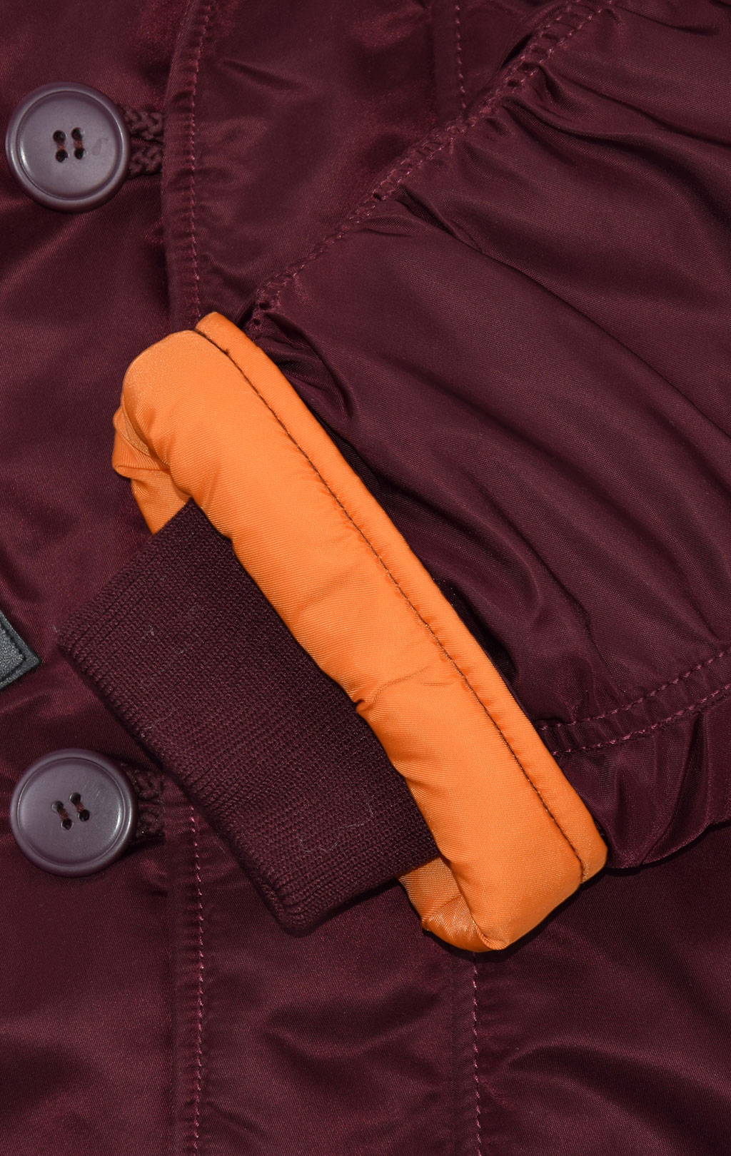 Аляска ALPHA INDUSTRIES SLIM FIT GEN-I N-3B maroon/orange 