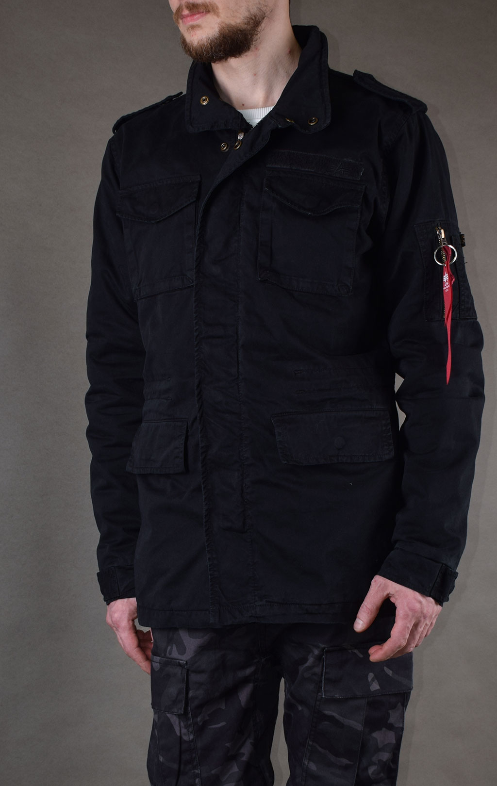 Ветровка ALPHA INDUSTRIES HUNTINGTON M-65 black 