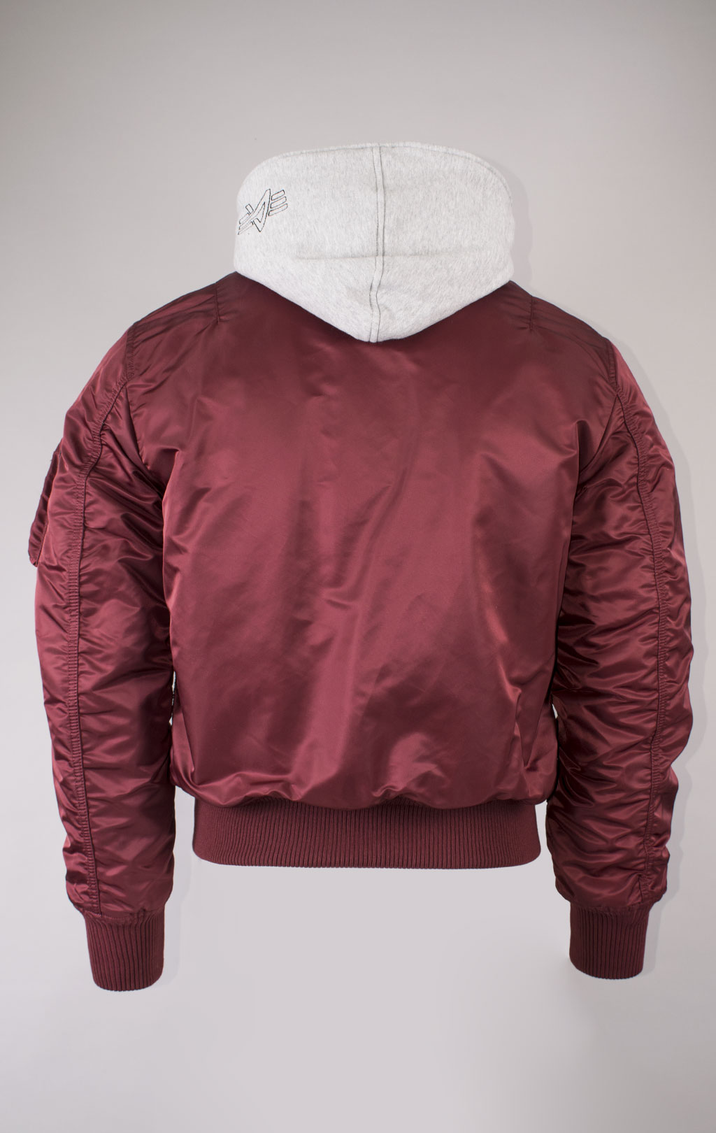 Куртка-бомбер лётная ALPHA INDUSTRIES D-Tec MA-1 burgundy 