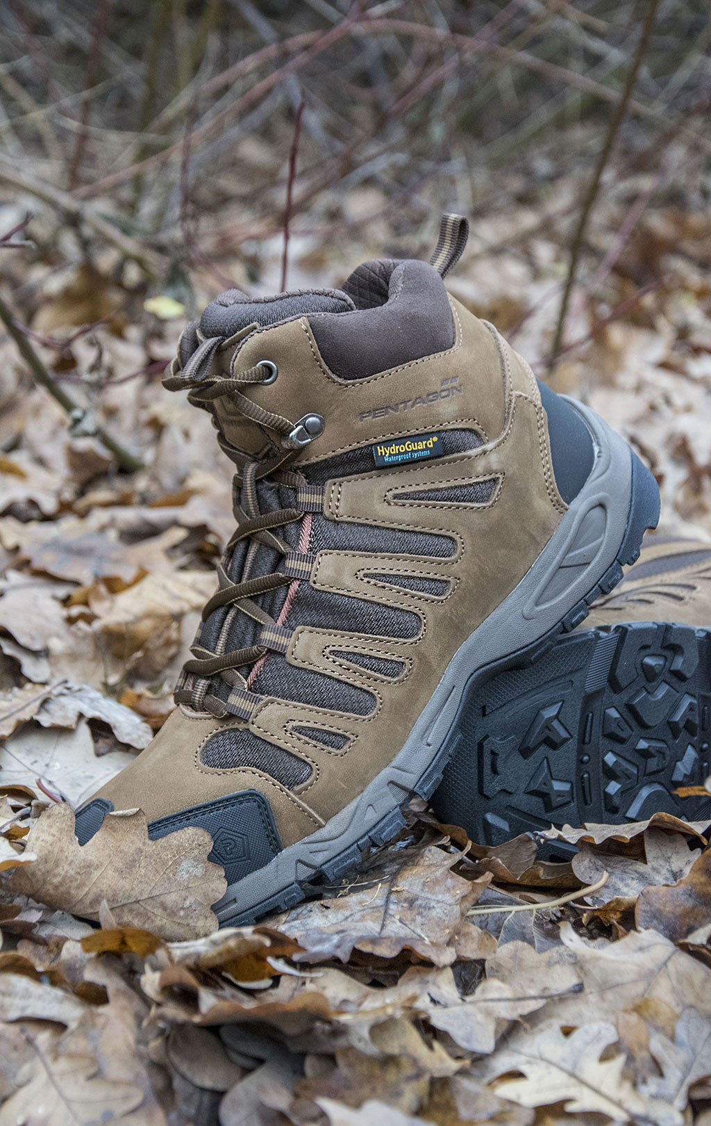 Ботинки тактические Pentagon HydroGuard ACHILLES NUBUCK нубук/нейлон brown terra 26 15035 