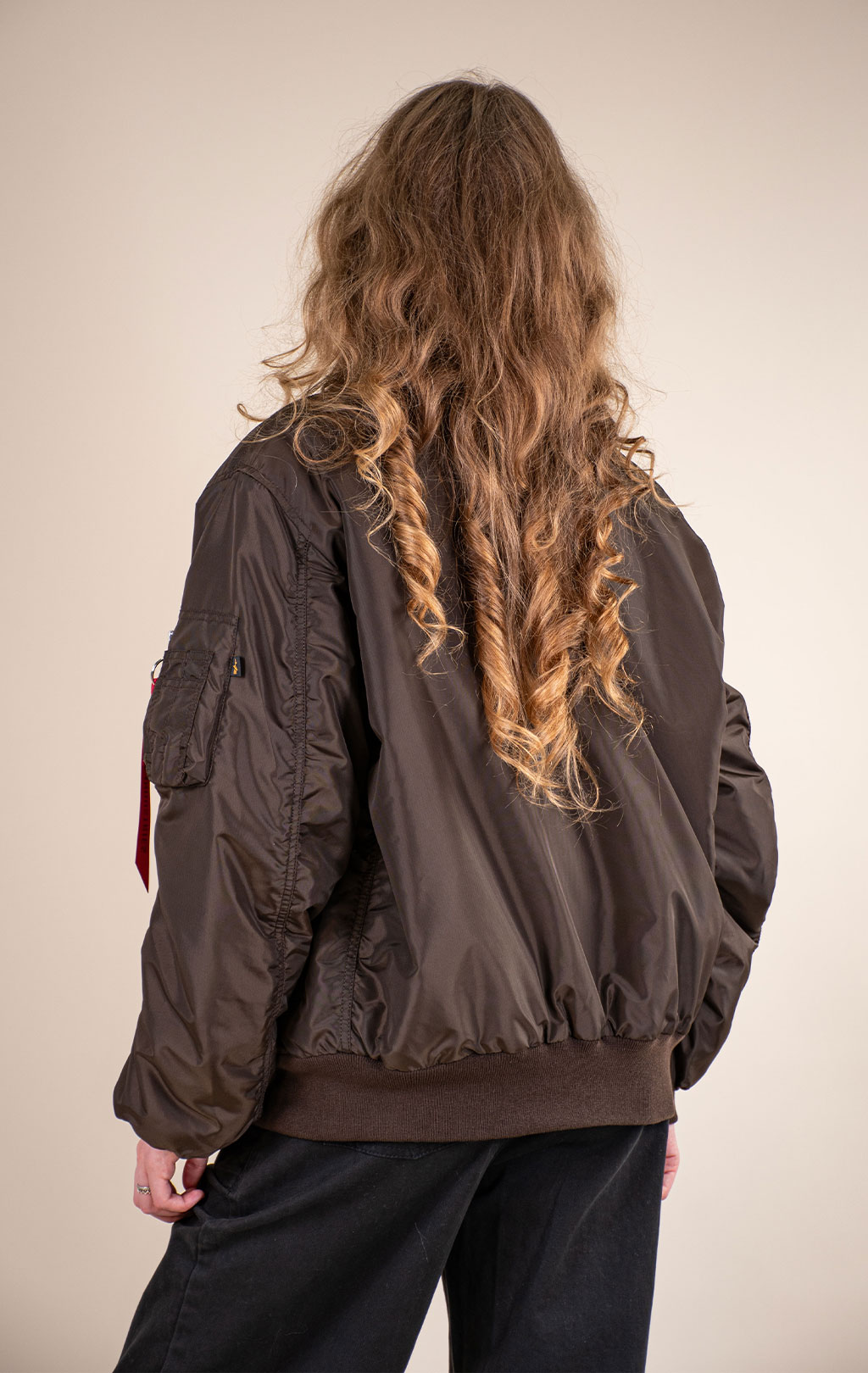 Куртка лётная ALPHA INDUSTRIES CWU 45/P RELAXED FIT FLIGHT JACKET (OXFORD) FW 26/27 hickory 