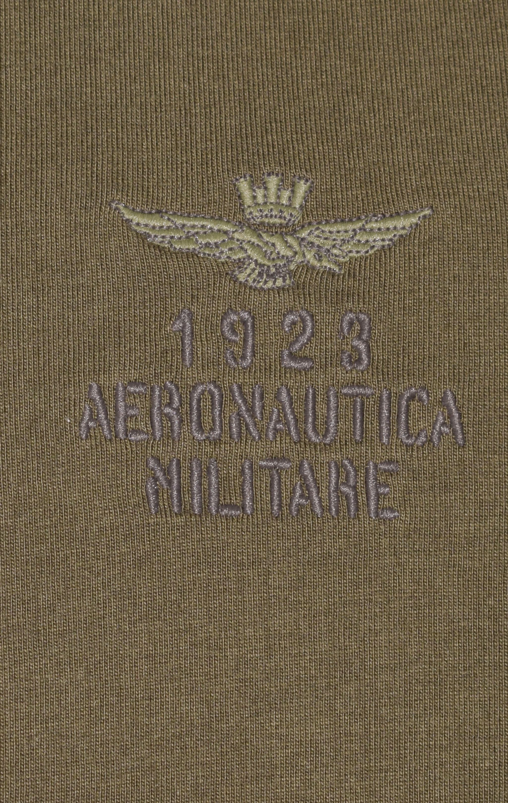 Лонгслив AERONAUTICA MILITARE big size FW 23/24/TR off green (TS 2185) 