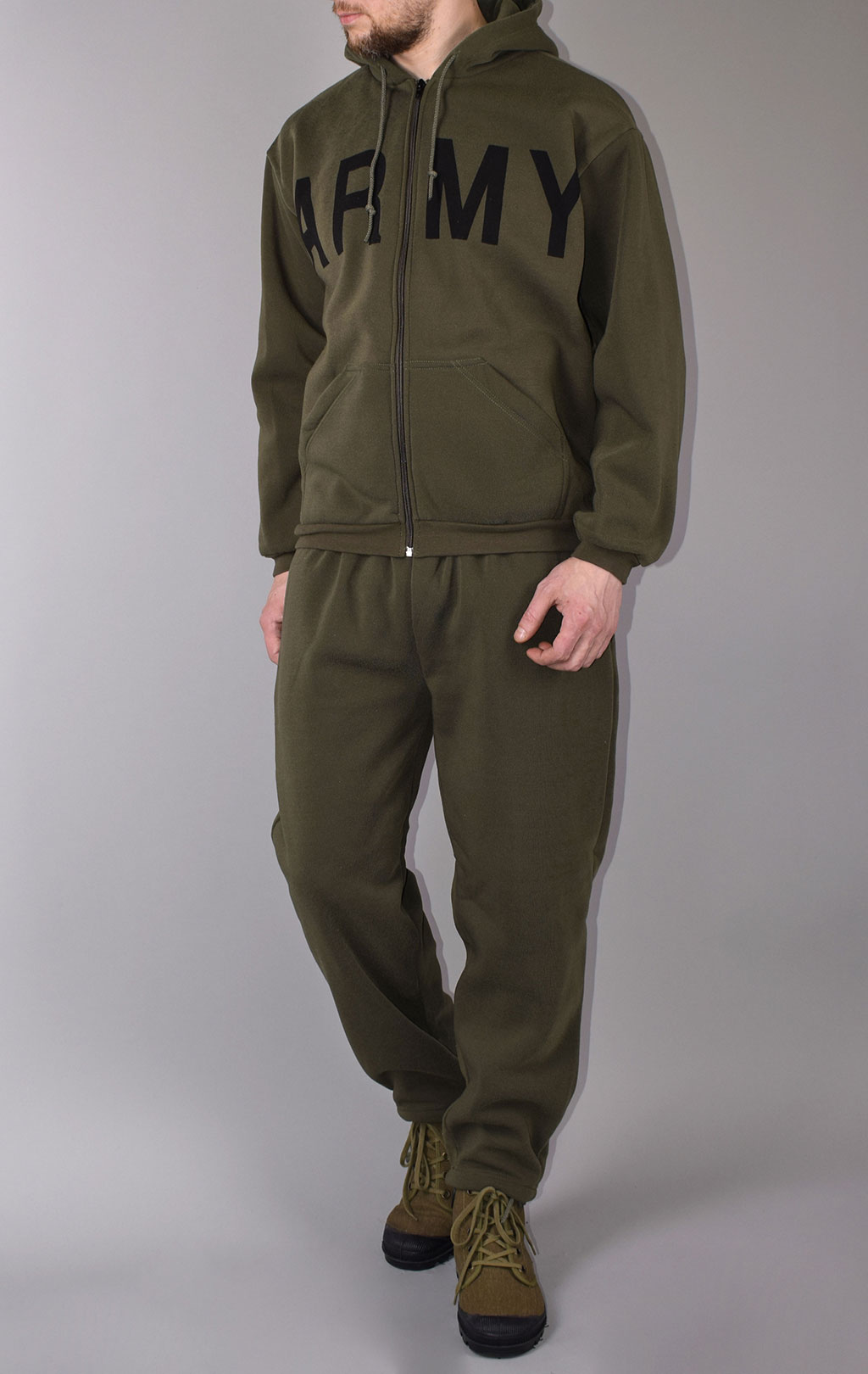 Костюм беговой Fostex ARMY хлопок35%/полиэстер65% olive 