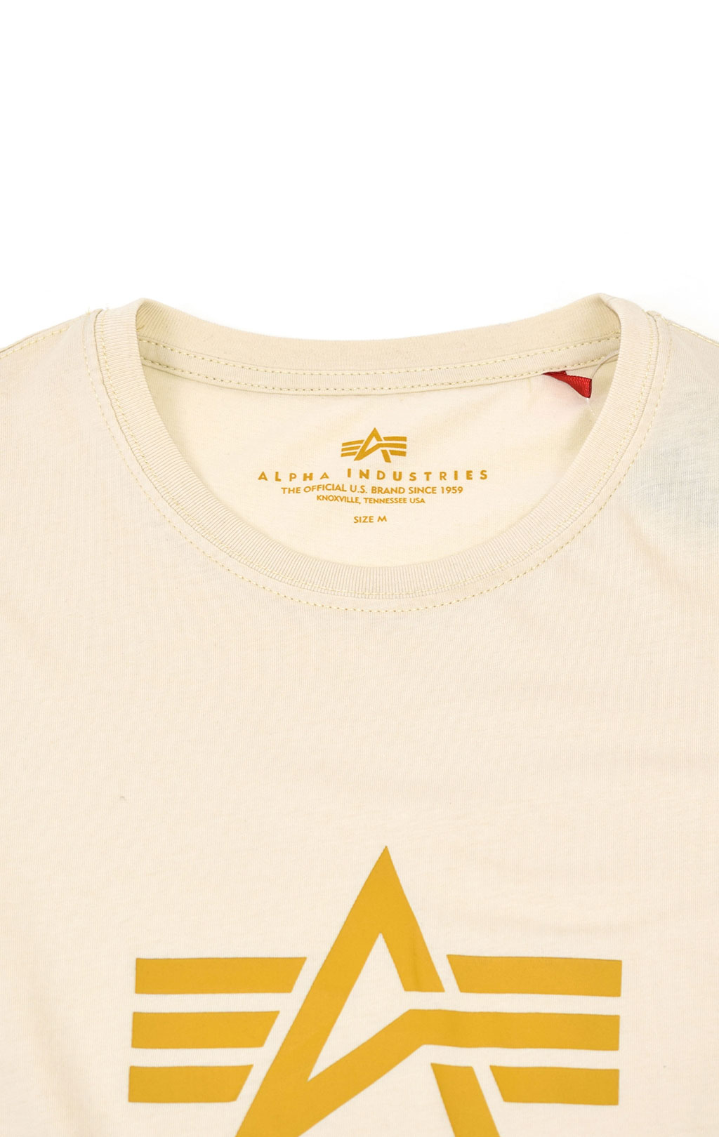 Футболка ALPHA INDUSTRIES BASIC T vintage white 