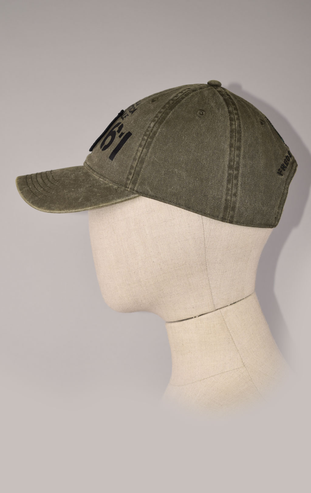 Бейсболка AERONAUTICA MILITARE FW 22/23/CN verde militare (HA 1120)