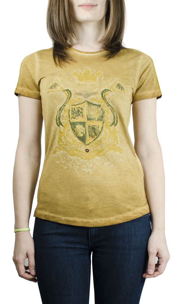 Женская футболка AERONAUTICA MILITARE giallo (TS 1323)