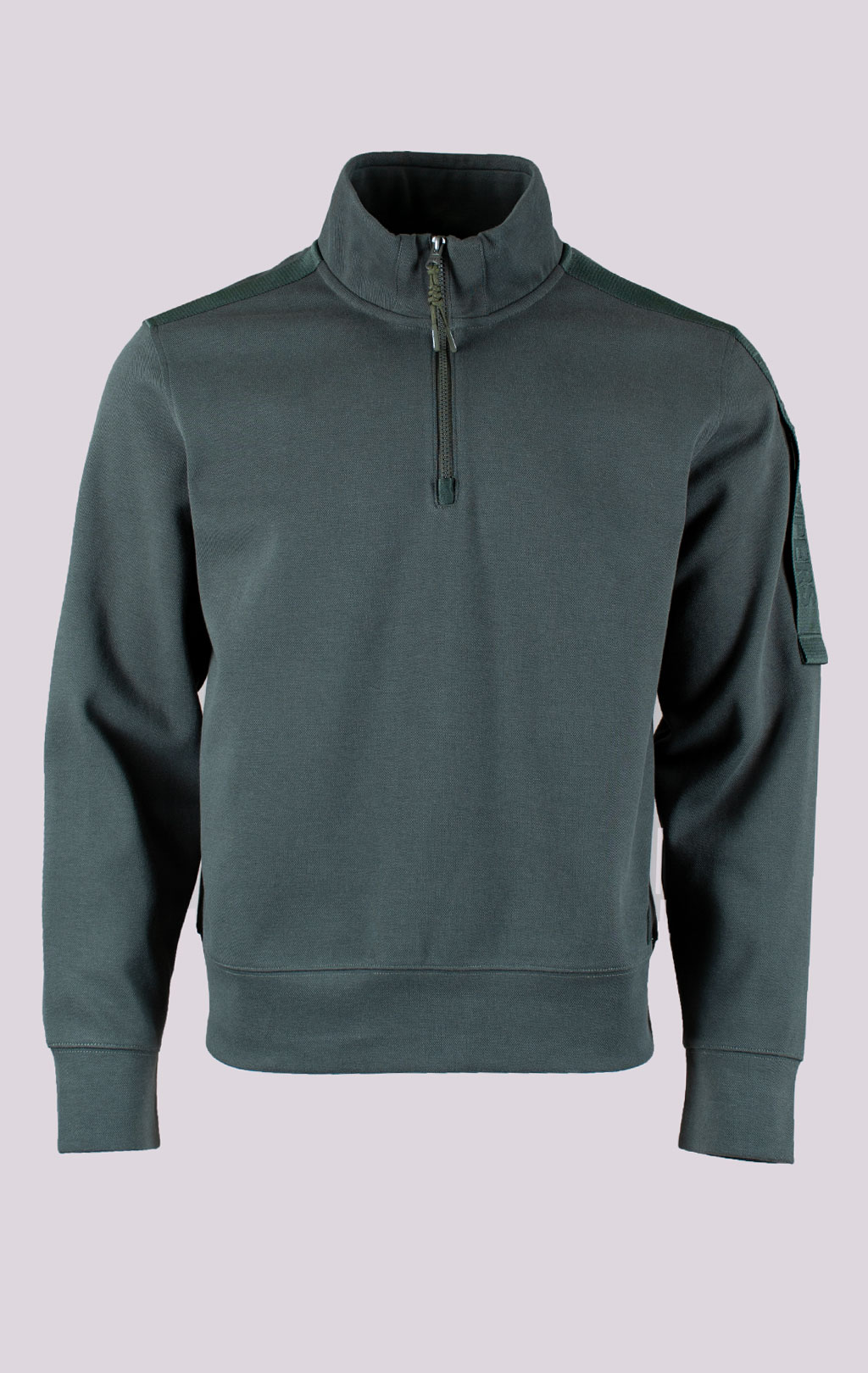 Олимпийка PARAJUMPERS ELLINGTONE 1/2 zip/SS 26 green gables 
