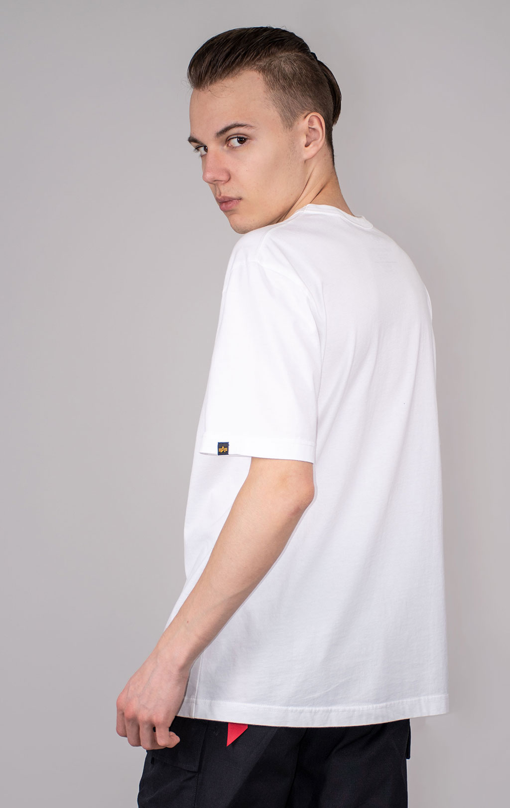 Футболка ALPHA INDUSTRIES ALPHA RANSOM TEE SS 24 white 