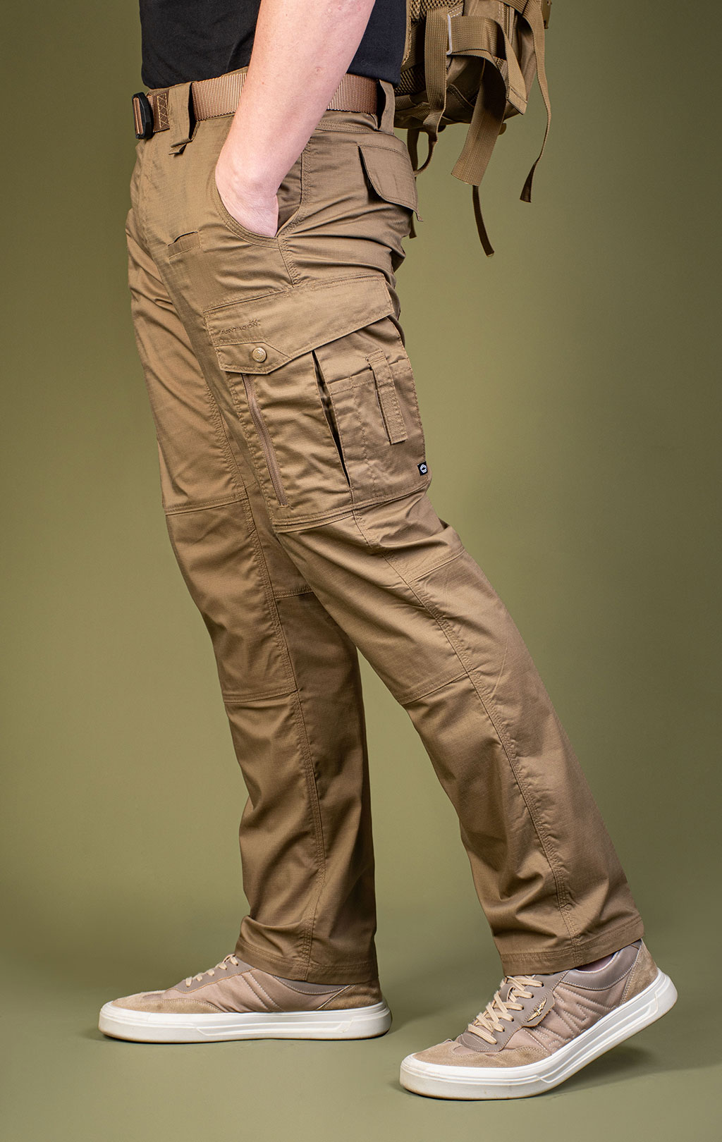 Брюки тактические Pentagon RANGER 2.0 Ultra 155 хлопок21%/полиэстер79% Rip-Stop stretch coyote 05066 