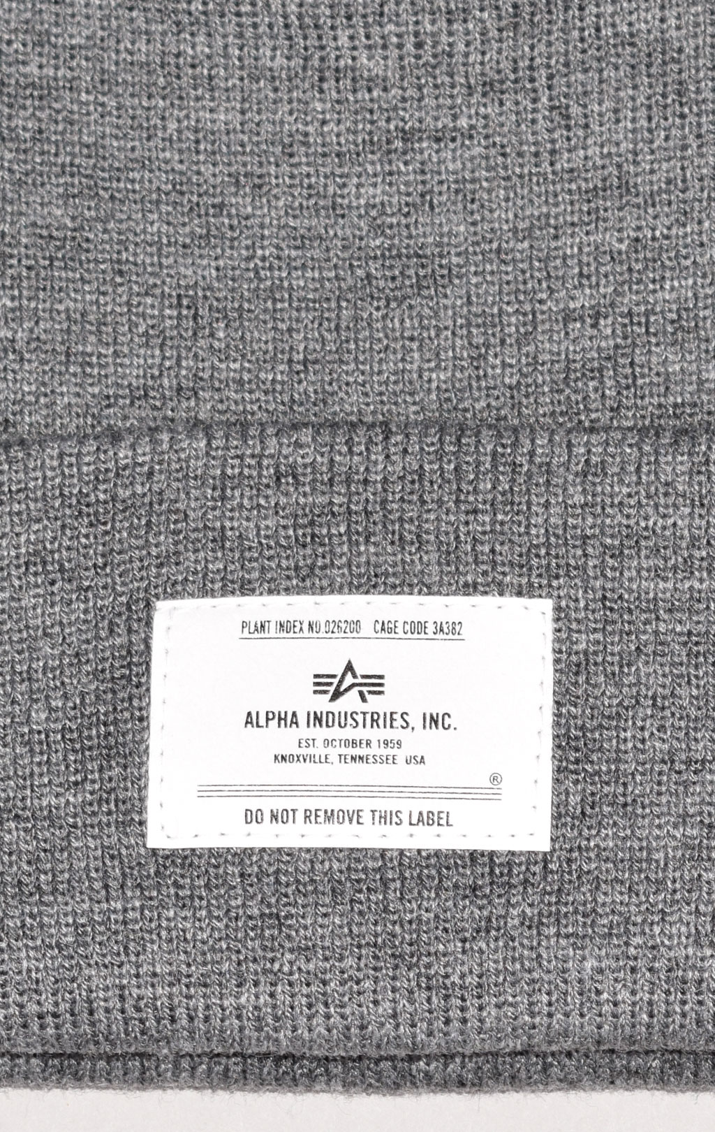 Шапка ALPHA INDUSTRIES ESSENTIAL BEANIE FW 21/22 medium charcoal heather 