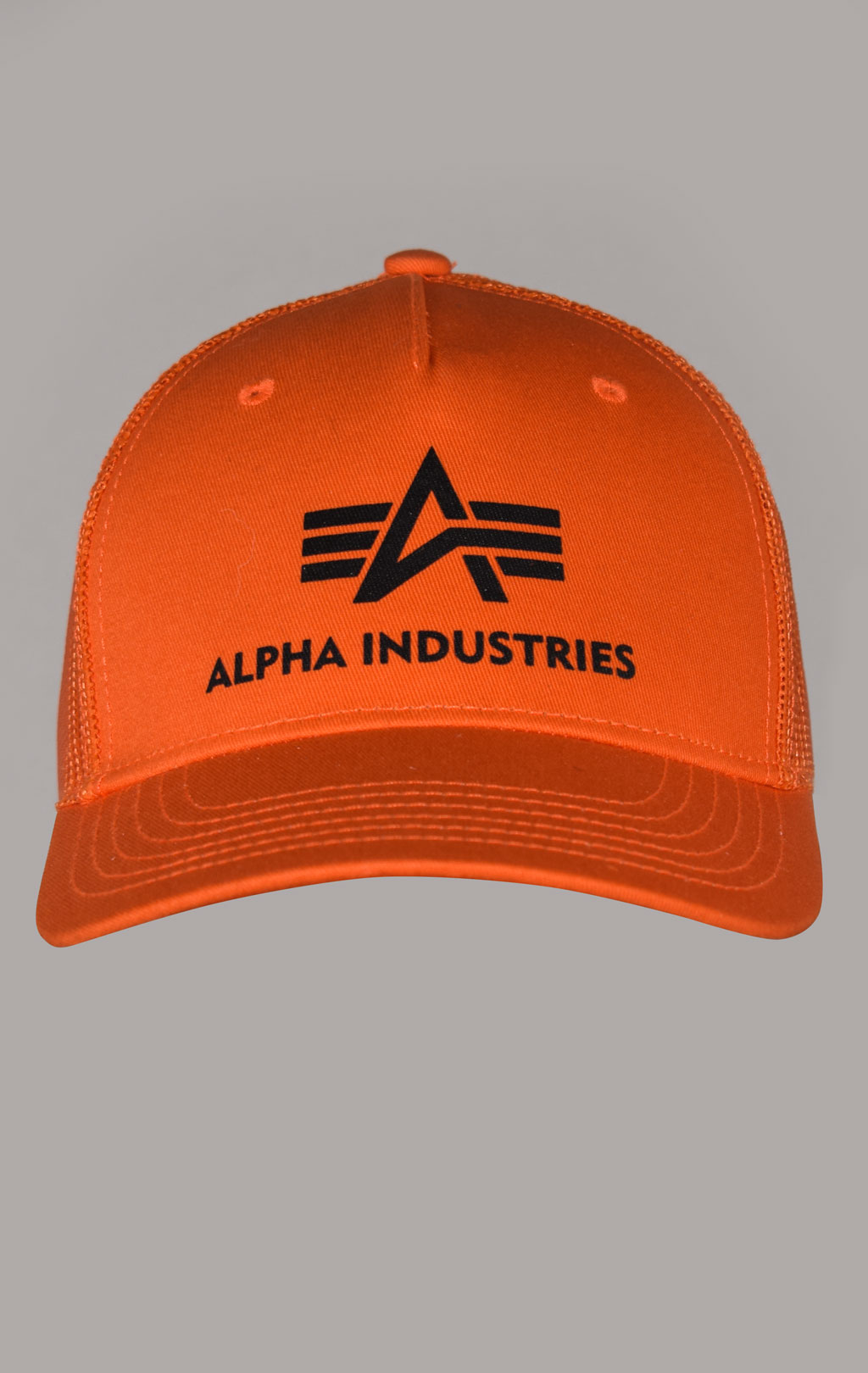 Бейсболка ALPHA INDUSTRIES BASIC TRUCKER CAP flame orange 