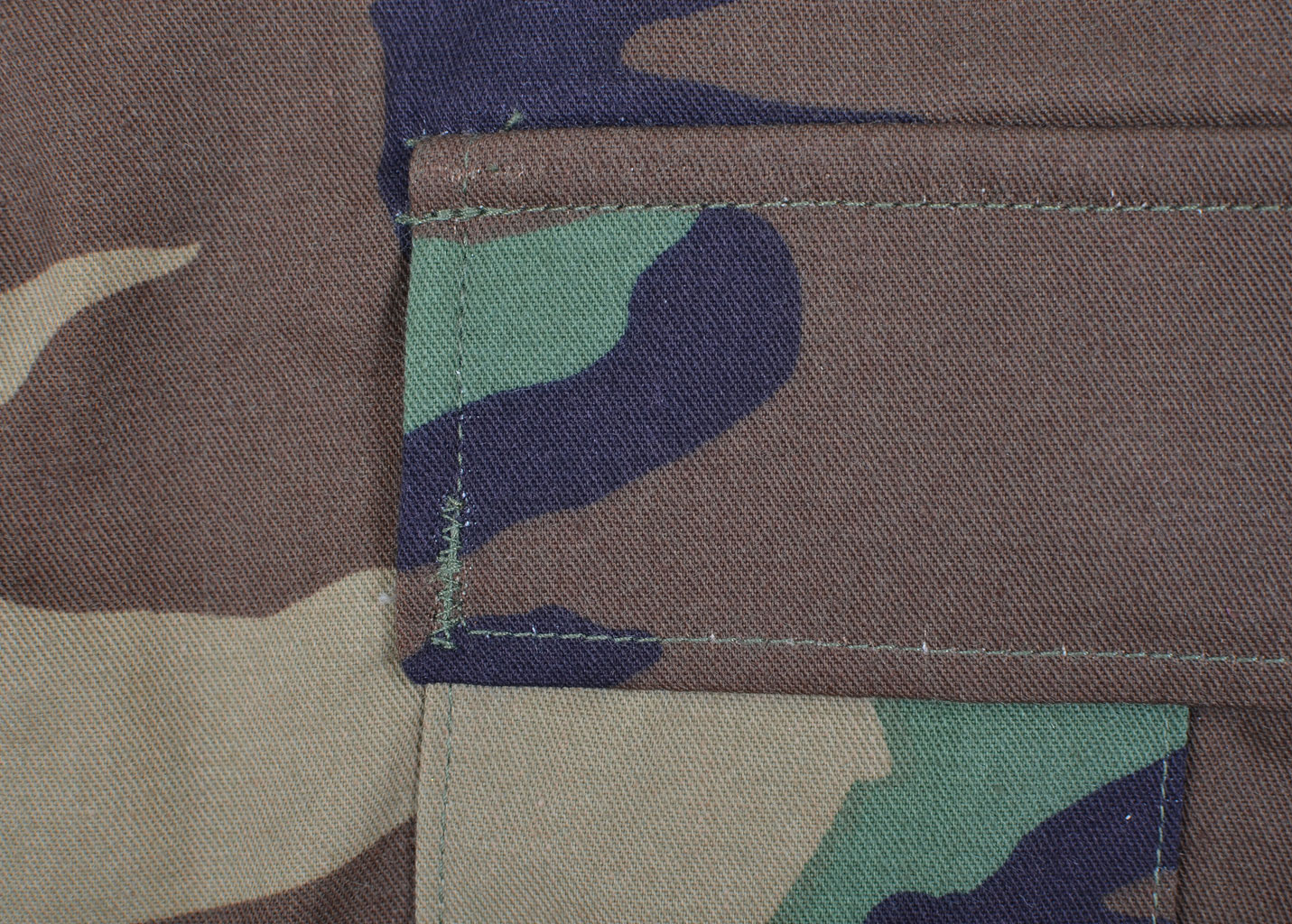Брюки полевые BDU хлопок/нейлон camo woodland США