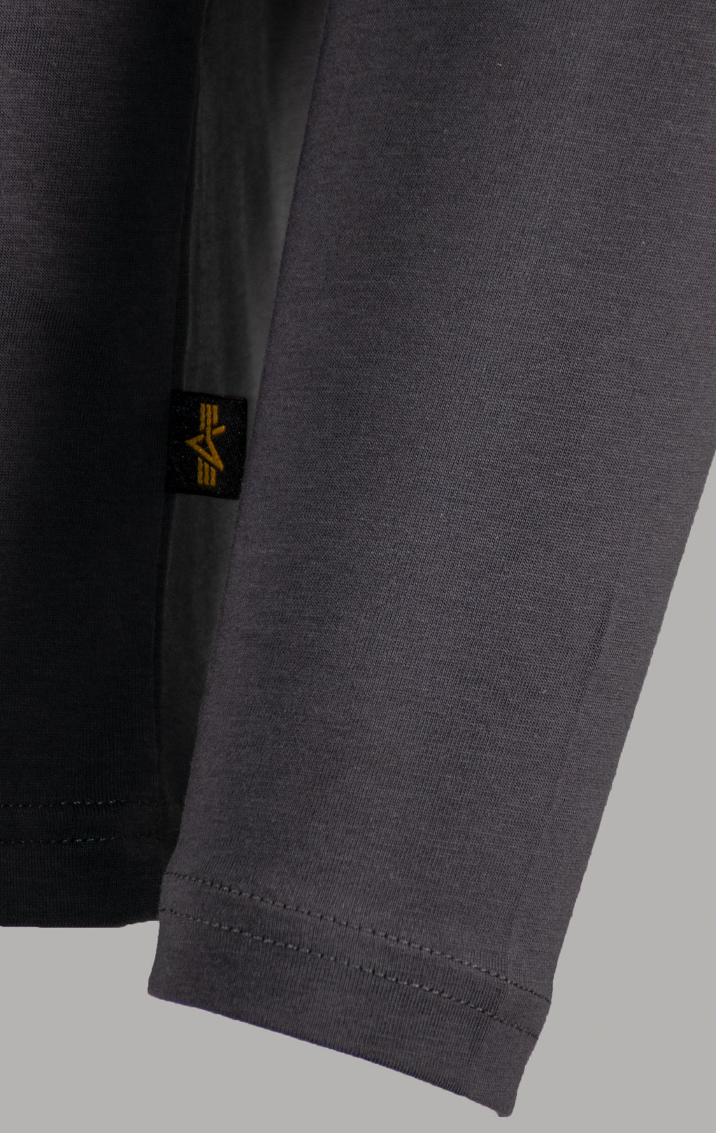 Лонгслив ALPHA INDUSTRIES BASIC LS vintage grey 