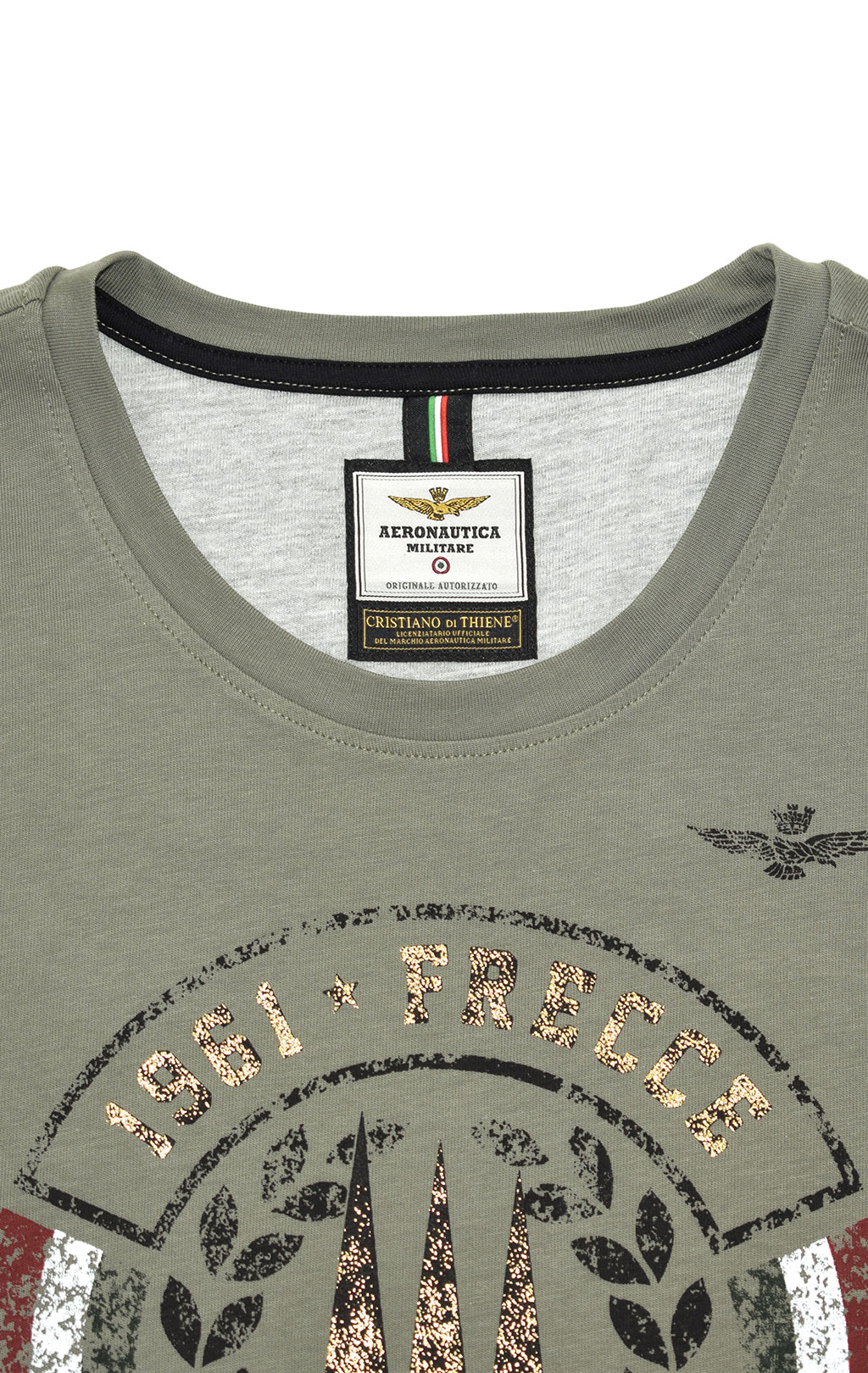 Футболка AERONAUTICA MILITARE FW 20/21/TR verde chiaro (TS 1771) 