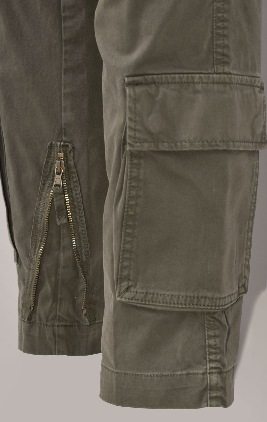 Брюки-карго AERONAUTICA MILITARE ANTI-G плотные FW 23/24/AL verde militare (PA 1557) 