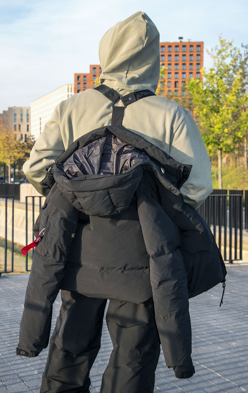 Alpha industries down jacket store