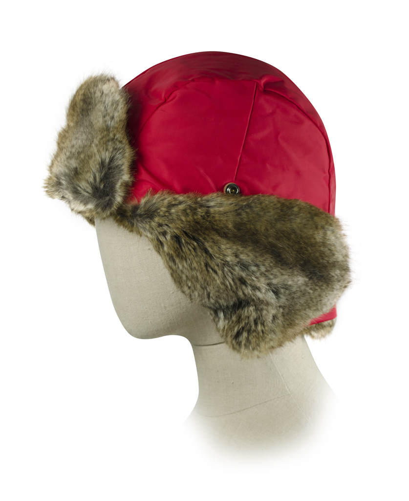 Шапка ушанка PARAJUMPERS AVIATOR HAT dark red 