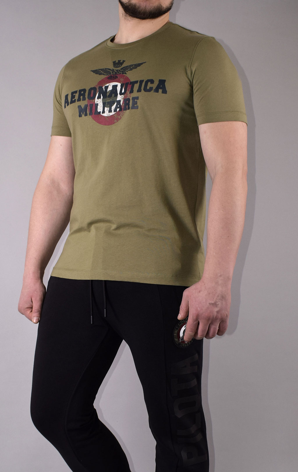 Футболка AERONAUTICA MILITARE SS 21/IN green (TS 1843) 