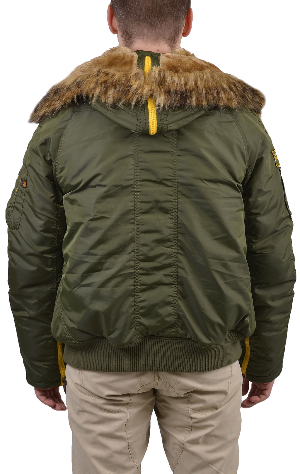 Аляска короткая ALPHA INDUSTRIES PPS big size N-2B dark green 