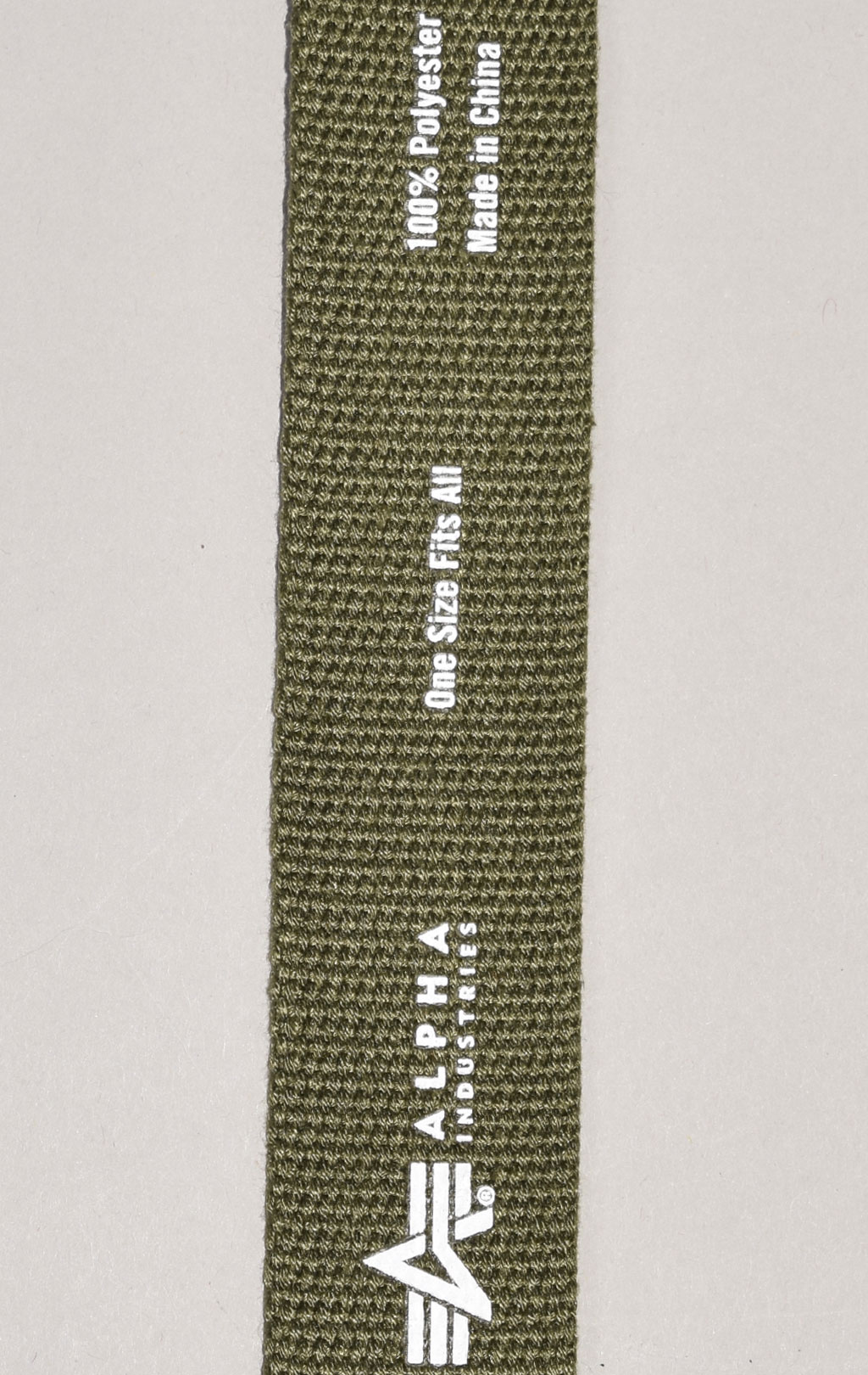 Ремень брючный ALPHA INDUSTRIES ALPHA WEBBING BELT FW 22/23 dark green 